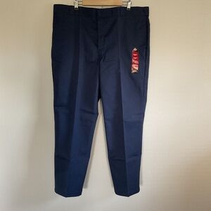 Dickies 874 The Original Work Pants Original Fit Navy Blue 44x32 Stain Release